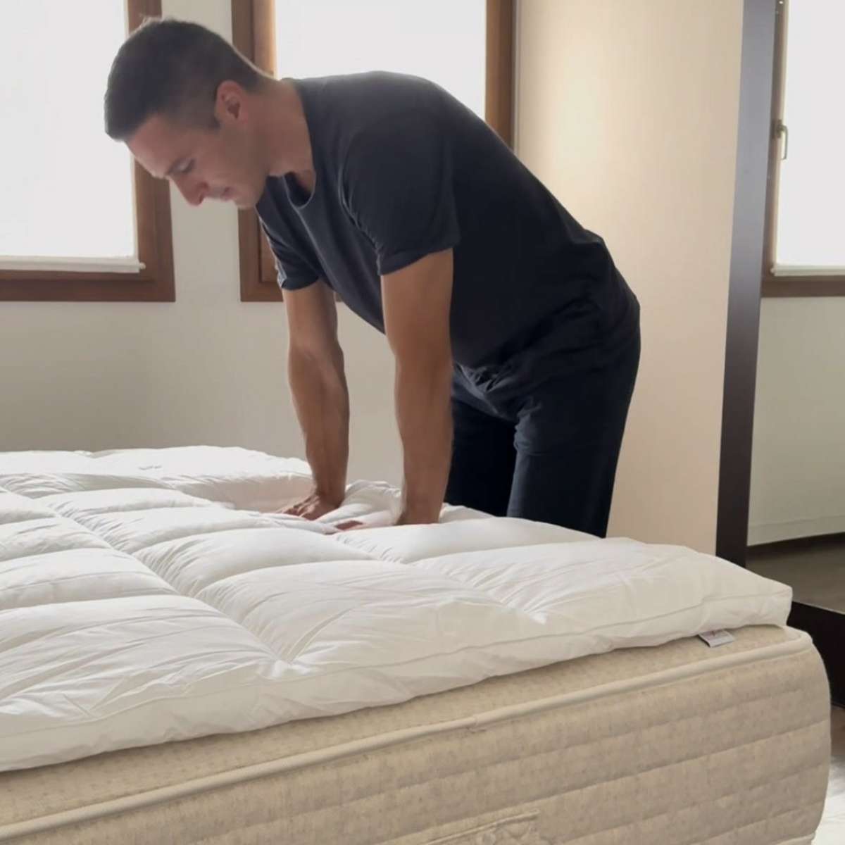 Immagine del prodotto Topper Singolo Relax Double Effetto Mano Piuma H.5 cm | Pietro Zanetti Home