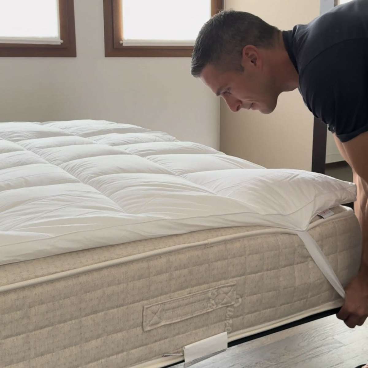 Immagine del prodotto Topper Singolo Relax Double Effetto Mano Piuma H.5 cm | Pietro Zanetti Home