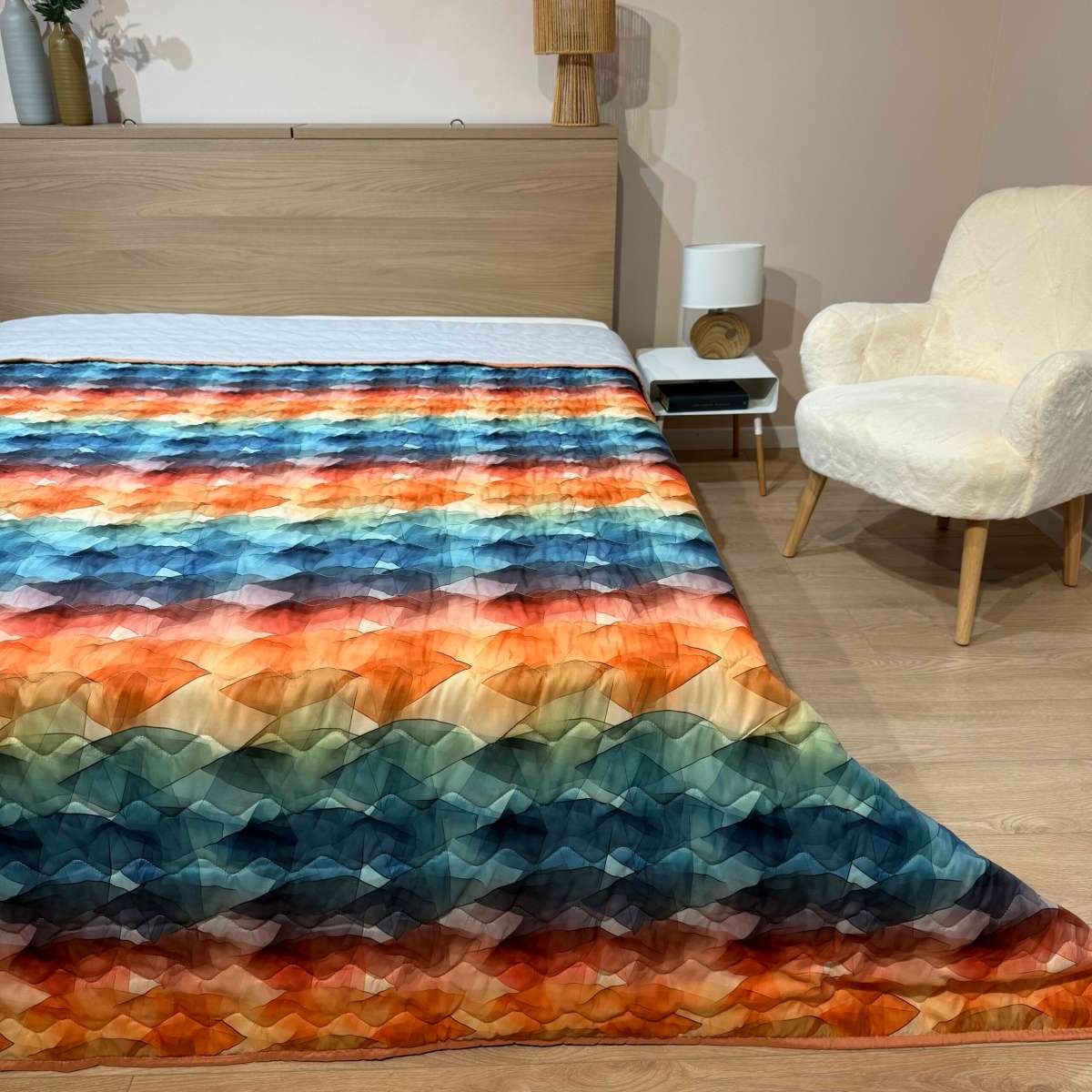 Immagine del prodotto Trapuntino Primaverile Matrimoniale Multicolor in Microfibra | Pietro Zanetti Home
