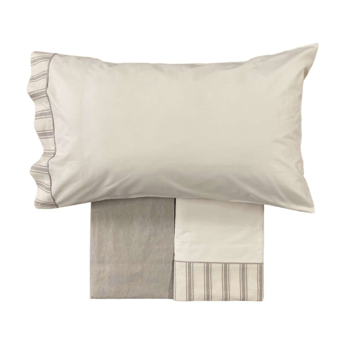 Immagine variante Beige - Completo Letto Matrimoniale Melia- 2 Colori | Cavalieri Spa