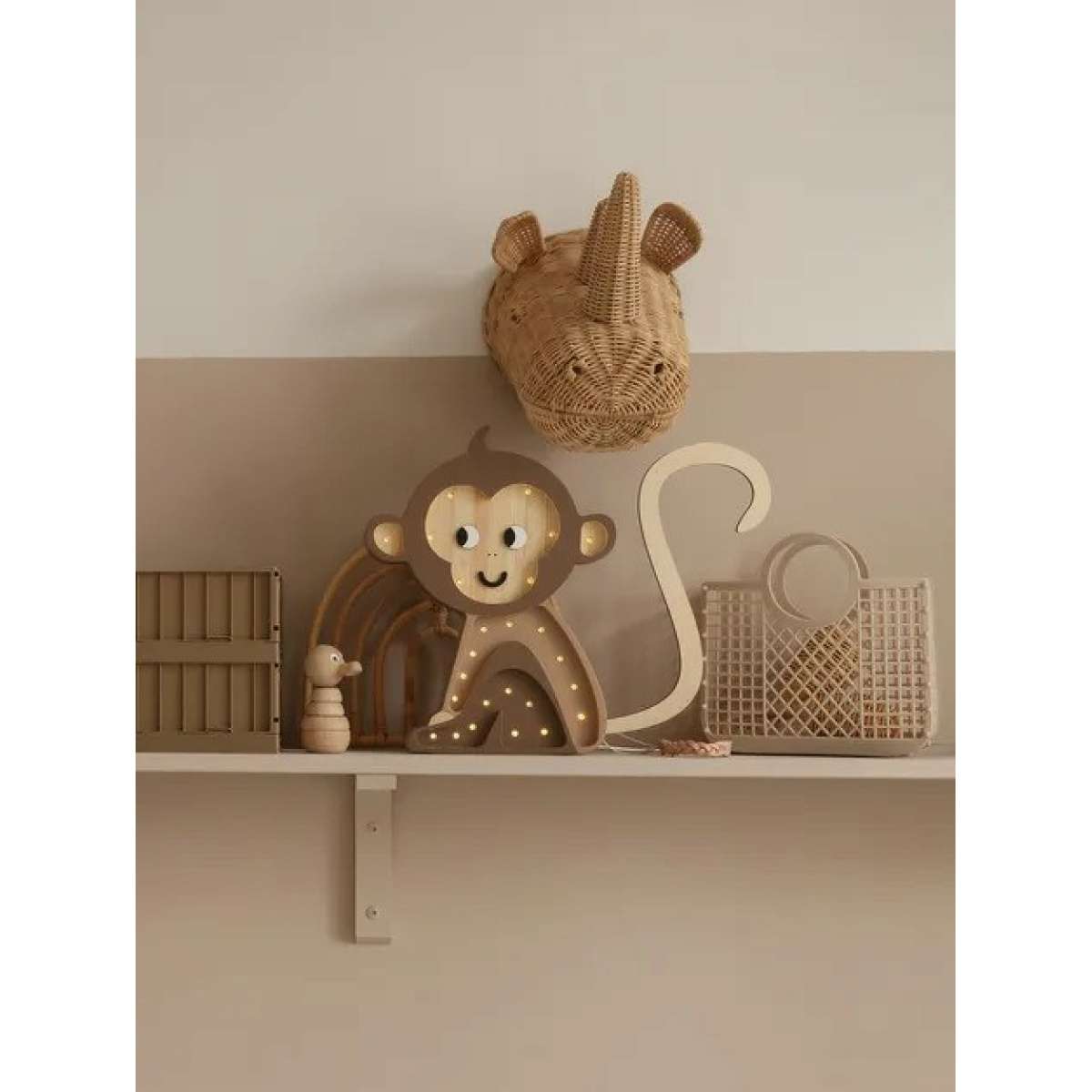 Immagine del prodotto Lampada in Legno Monkey | Little Lights