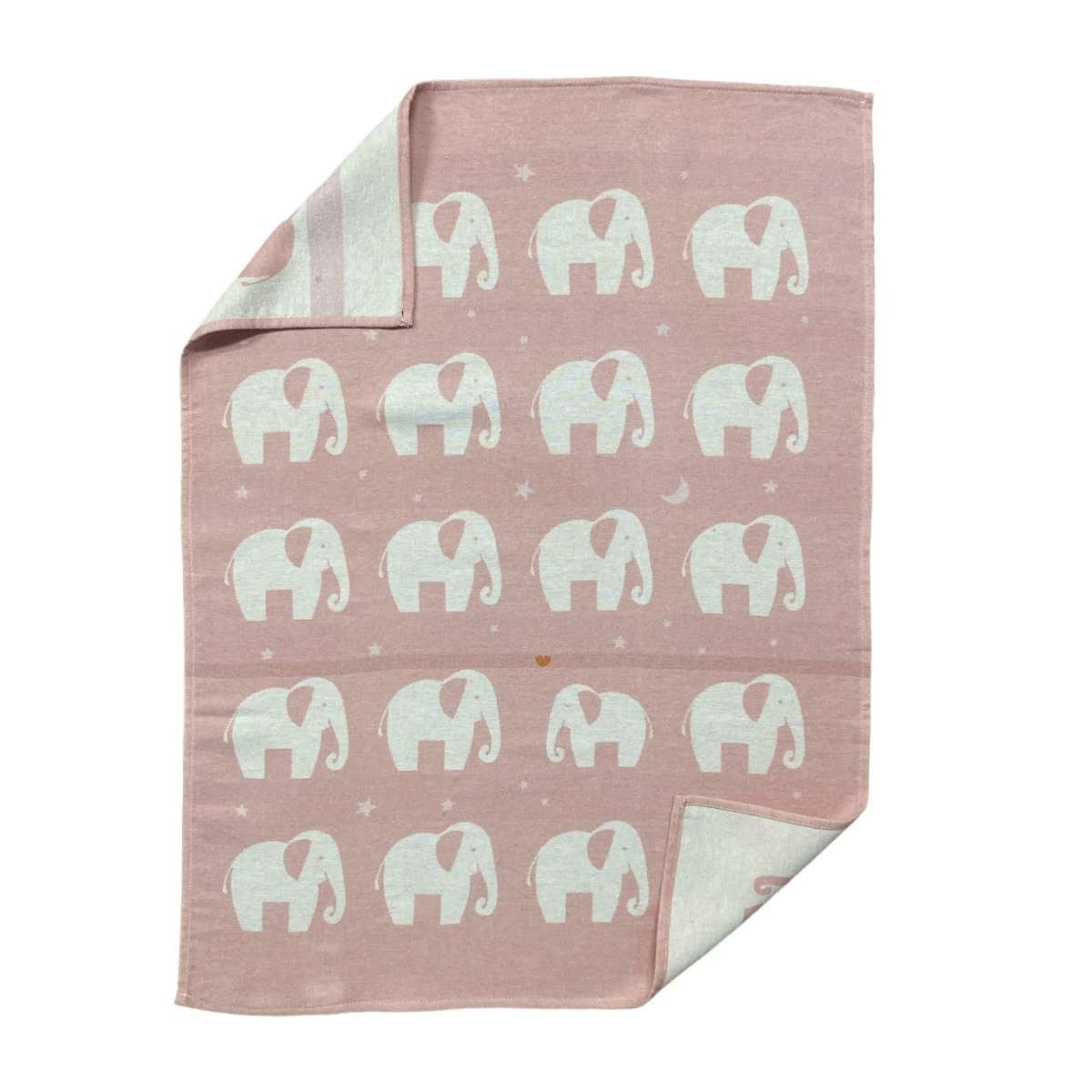 Immagine del prodotto Copertina Baby Elephants in Cotone Double Face 65x90 cm (2 Colori) | David Fussenegger