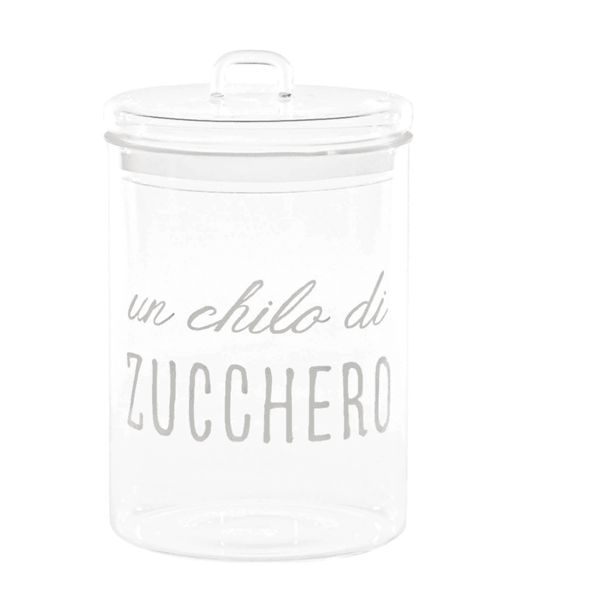 Immagine del prodotto Barattolo in vetro borosilicato Un chilo di Zucchero 12 cm | Simple Day