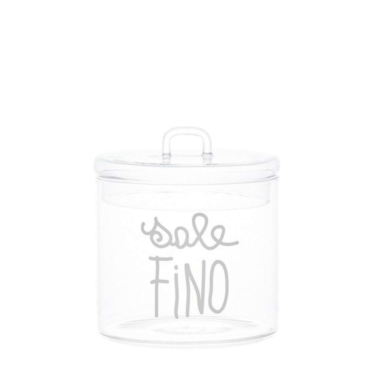 Immagine del prodotto Barattolo in vetro borosilicato Sale Fino 12 cm | Simple Day