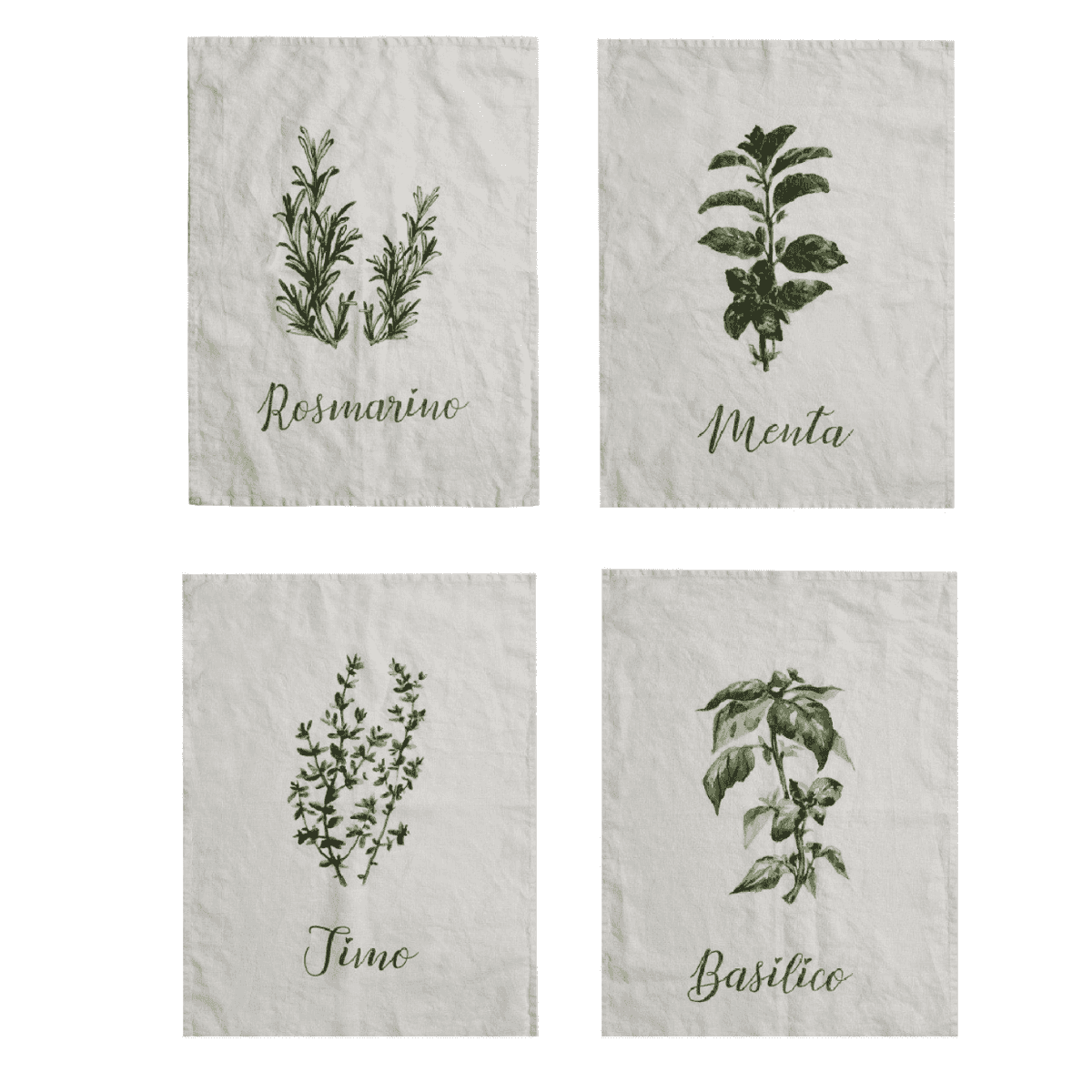 Immagine del prodotto Strofinaccio in Lino Spezie No Stiro (6 fantasie) | Simple Day