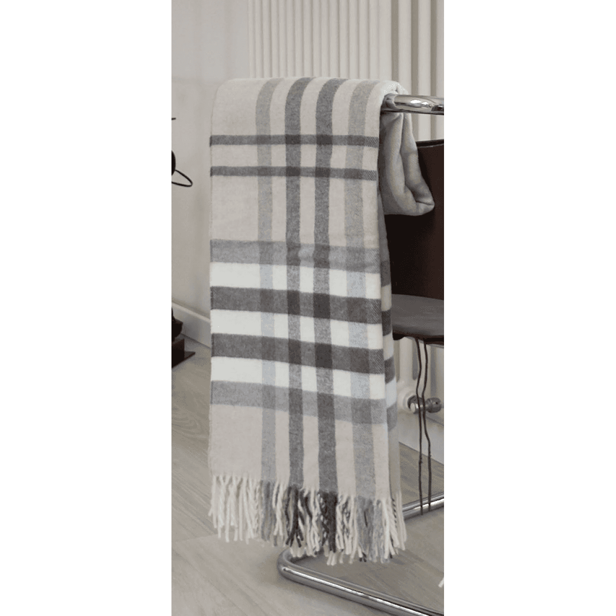 Immagine del prodotto Plaid Misto Lana Tartan Scozzese con Frange 130x180 cm (2 Colori) | Pietro Zanetti Home