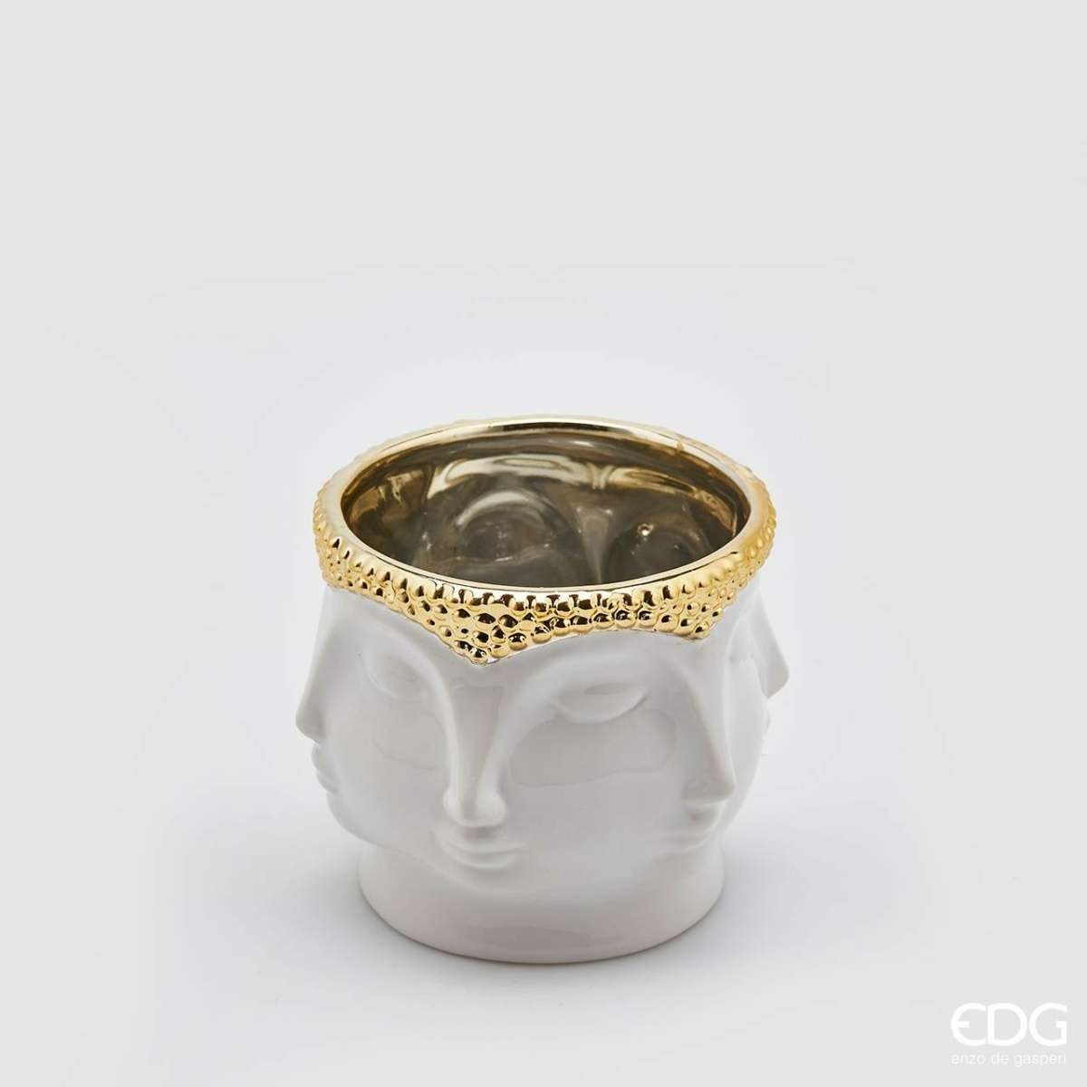 Immagine del prodotto Vaso Facce Buddha h11x12 cm | EDG Enzo De Gasperi
