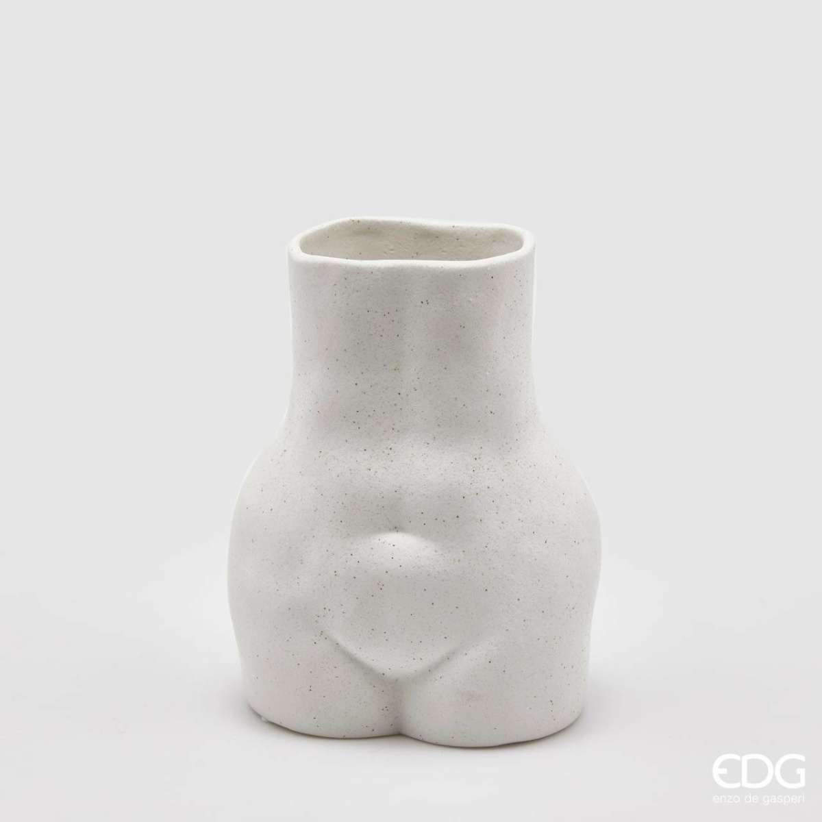 Immagine del prodotto Vaso Scultura Donna in Ceramica Bianca | EDG Enzo De Gasperi