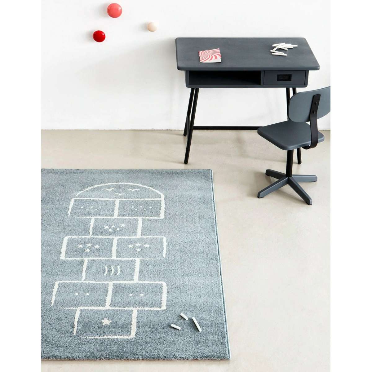 Immagine del prodotto Tappeto per bambini Soft Gioco della Campana Turchese 80x150 cm | AFK Living