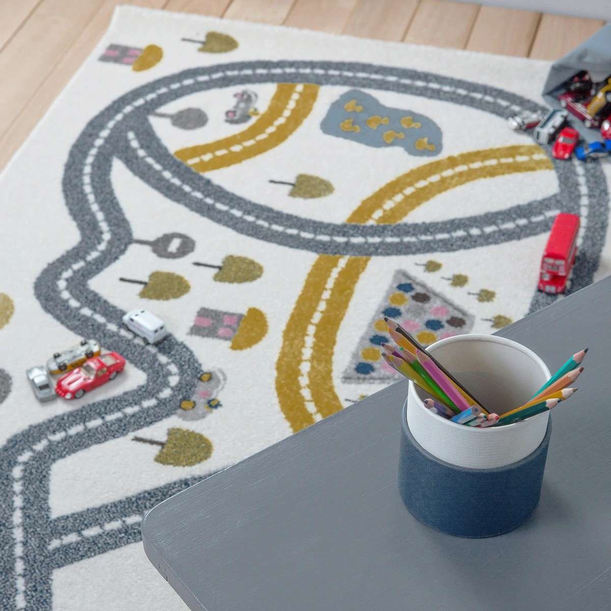 Immagine del prodotto Tappeto per bambini Soft Circuito Macchinine 80x150 cm | AFK Living