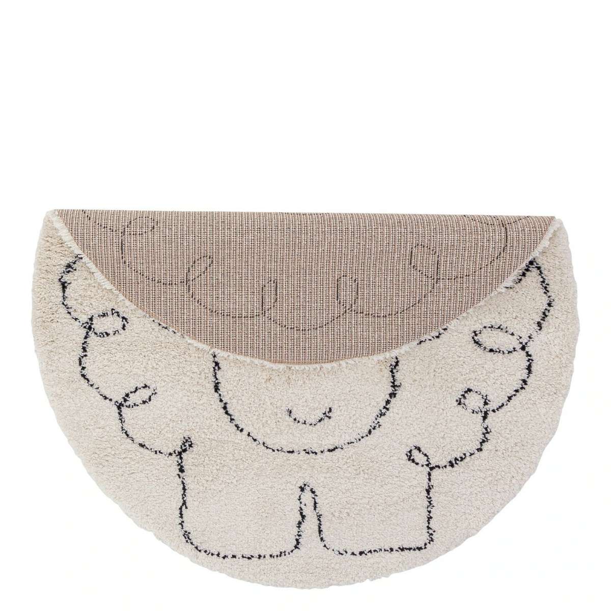 Immagine del prodotto Tappeto Rotondo per bambini Soft Piccola Pecora  120 cm | AFK Living