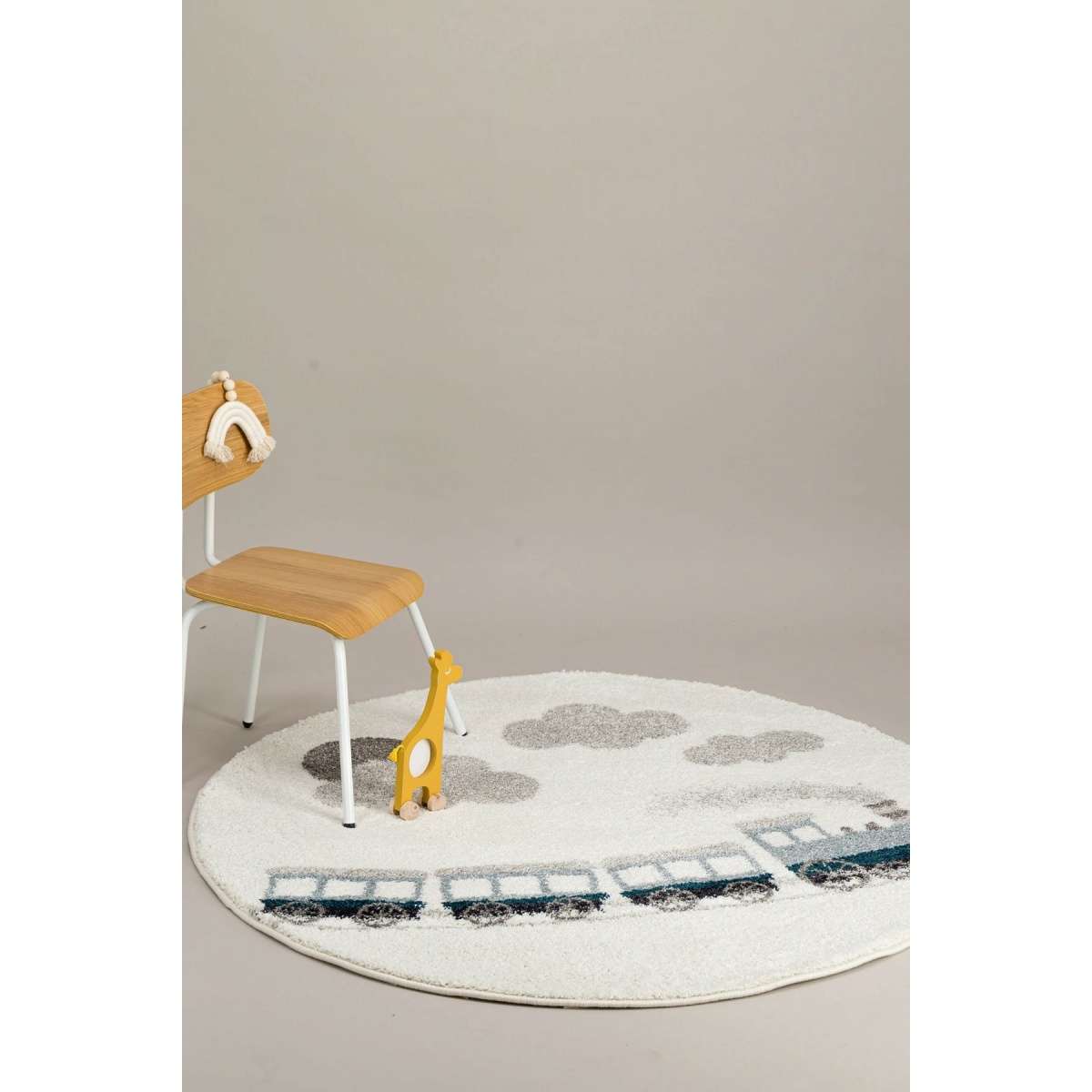 Immagine del prodotto Tappeto Rotondo per bambini Piccolo Trenino  120 cm | AFK Living