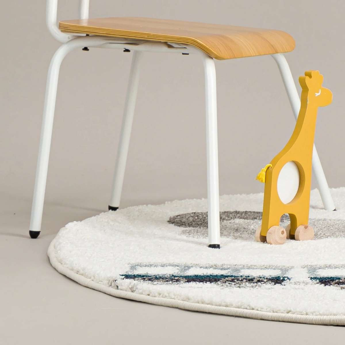 Immagine del prodotto Tappeto Rotondo per bambini Piccolo Trenino  120 cm | AFK Living