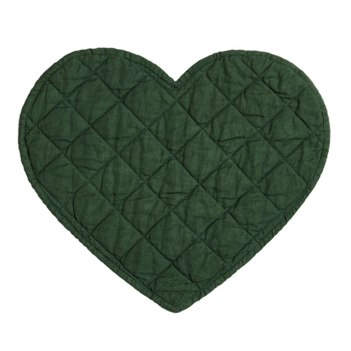 Immagine del prodotto Tovaglietta Americana a Forma di Cuore in cotone 36x48 cm (8 Colori) | Simple Day