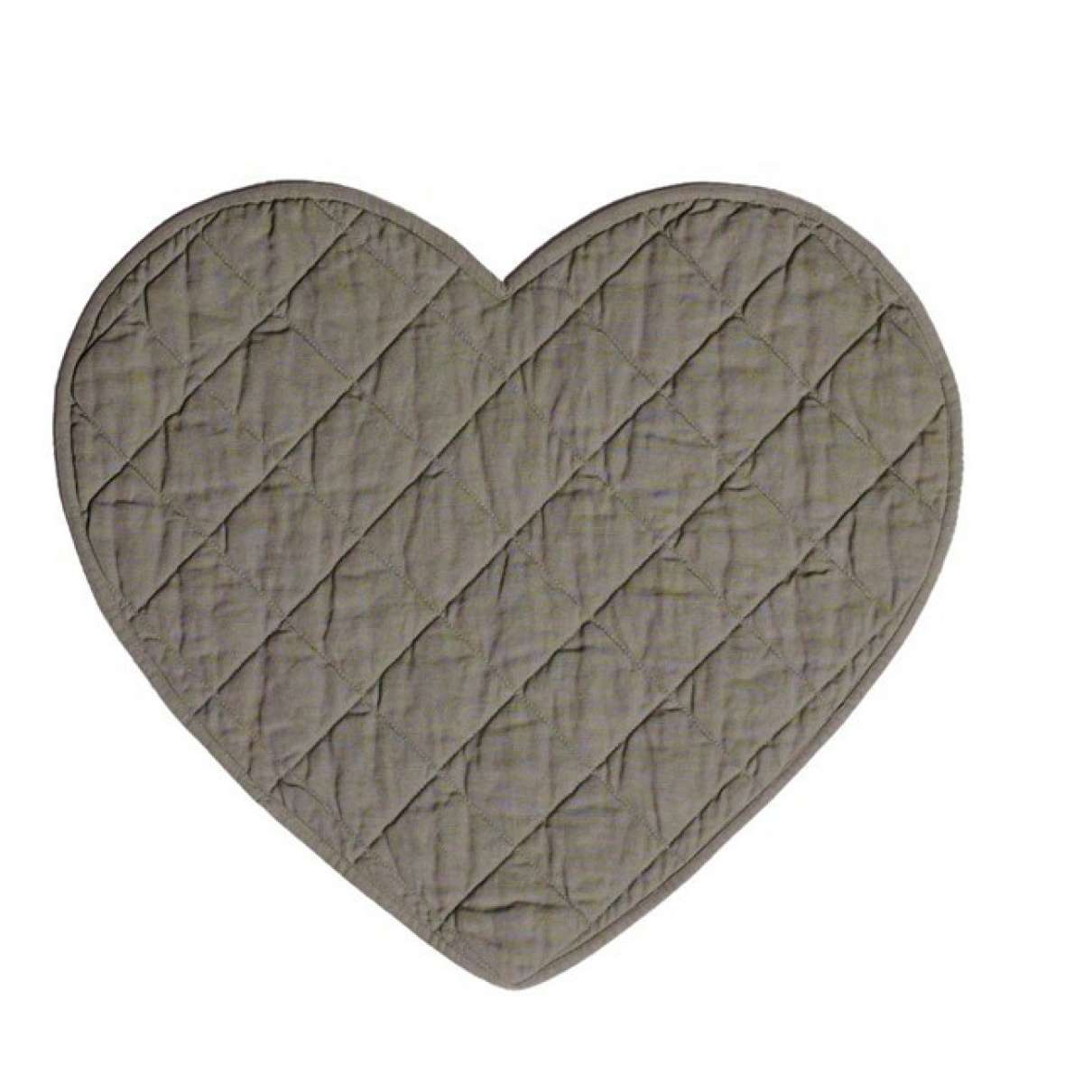 Immagine del prodotto Tovaglietta Americana a Forma di Cuore in cotone 36x48 cm (8 Colori) | Simple Day