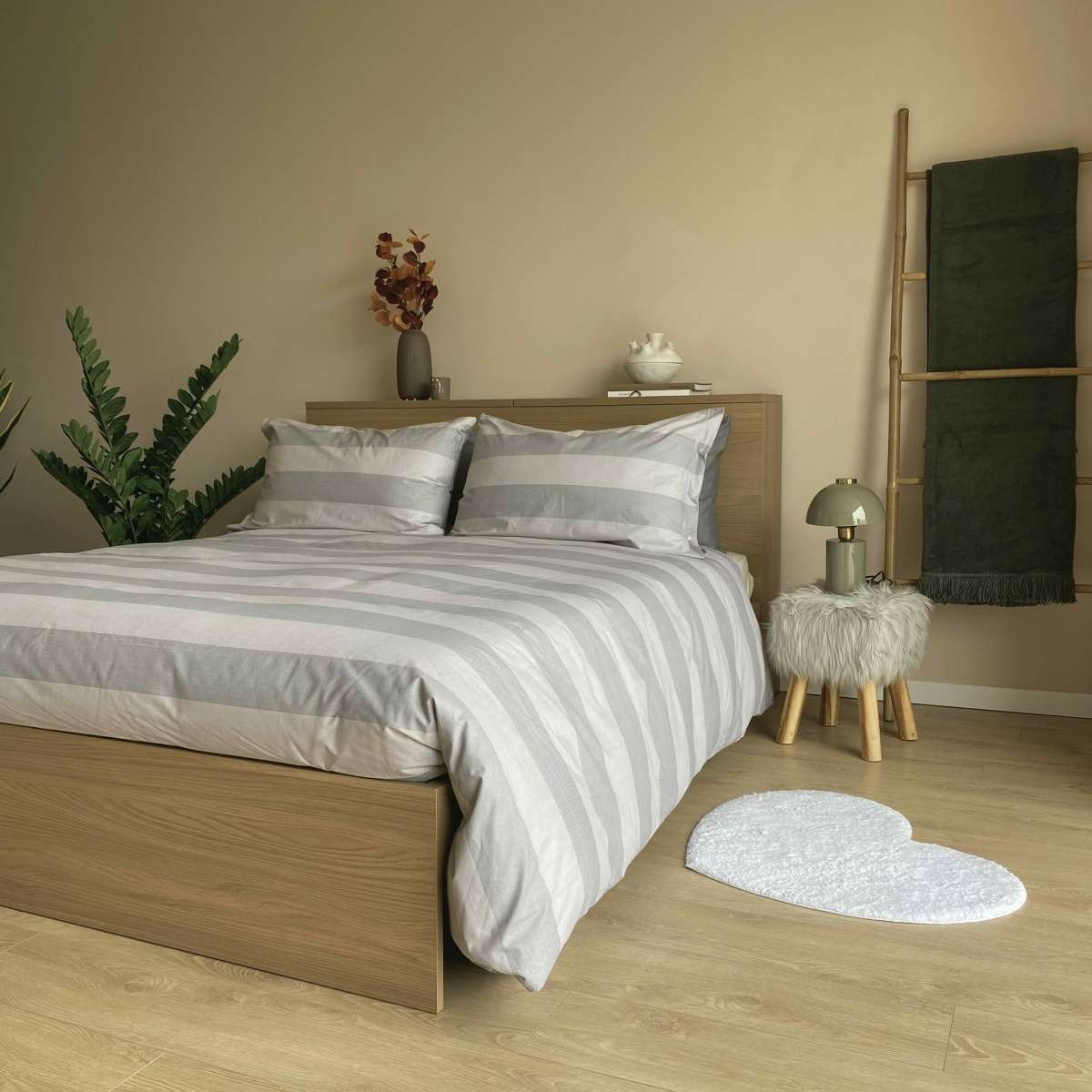 Immagine del prodotto Completo Letto Singolo Righe in 100% Cotone (2 Colori) | Pietro Zanetti Home