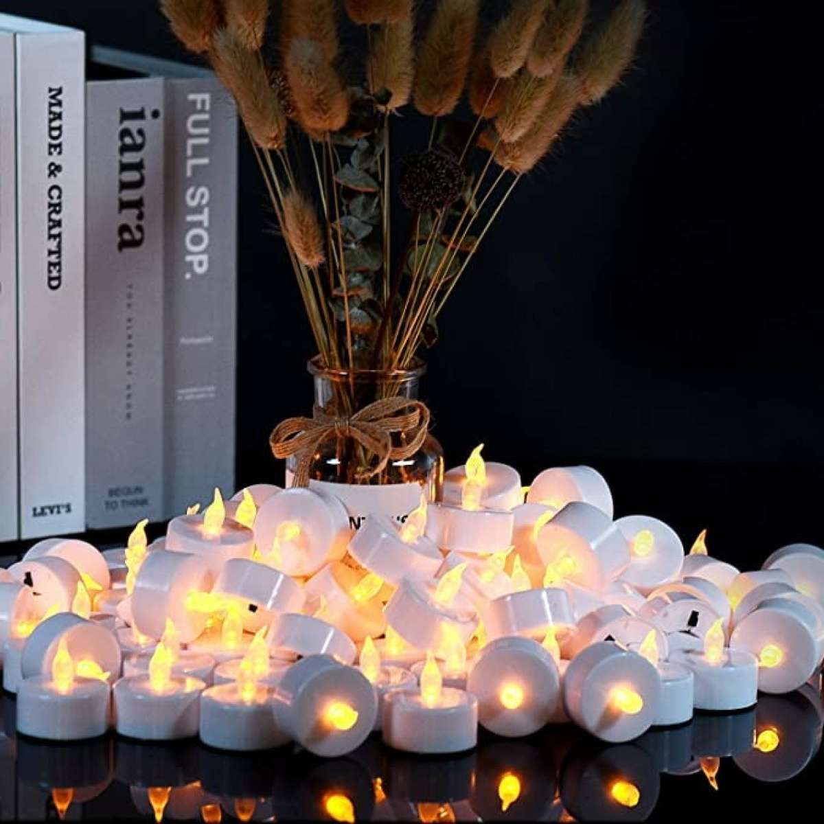 Immagine del prodotto Candela Tea Light Fiamma Led 3D luce calda con timer ø 4x4x h 4.5 cm | Concord Home & Interior