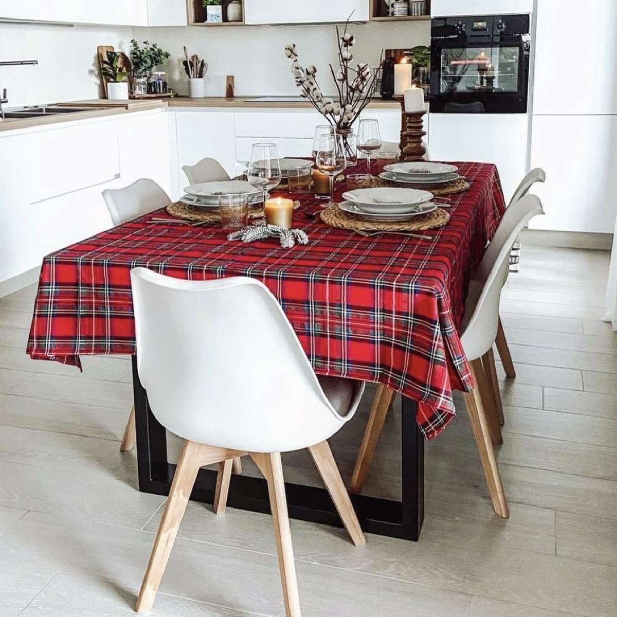 Immagine del prodotto Tovaglia Rettangolare Tartan Scozzese Rosso - 5 Misure | Pietro Zanetti Home