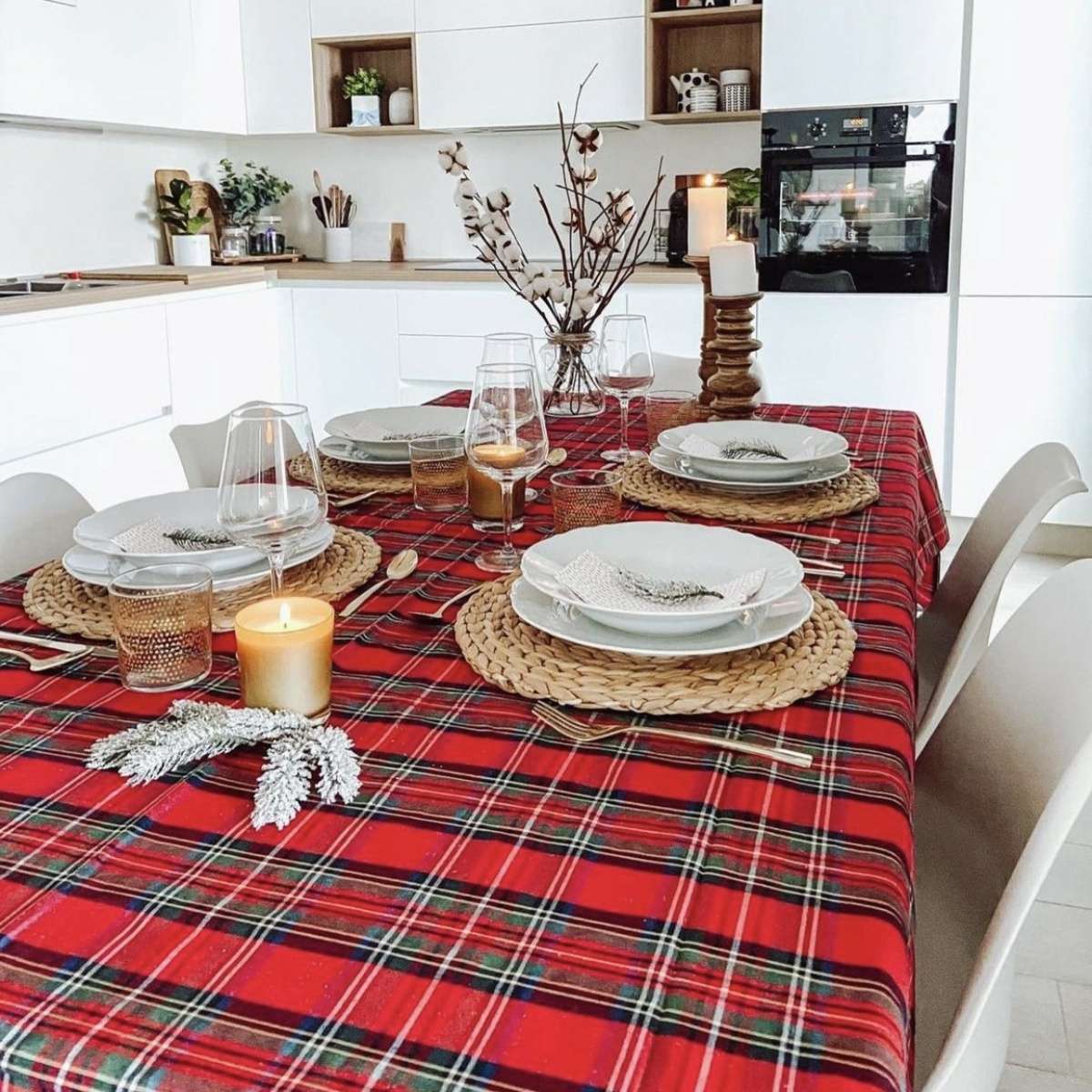 Immagine del prodotto Tovaglia Rettangolare Tartan Scozzese Rosso - 5 Misure | Pietro Zanetti Home