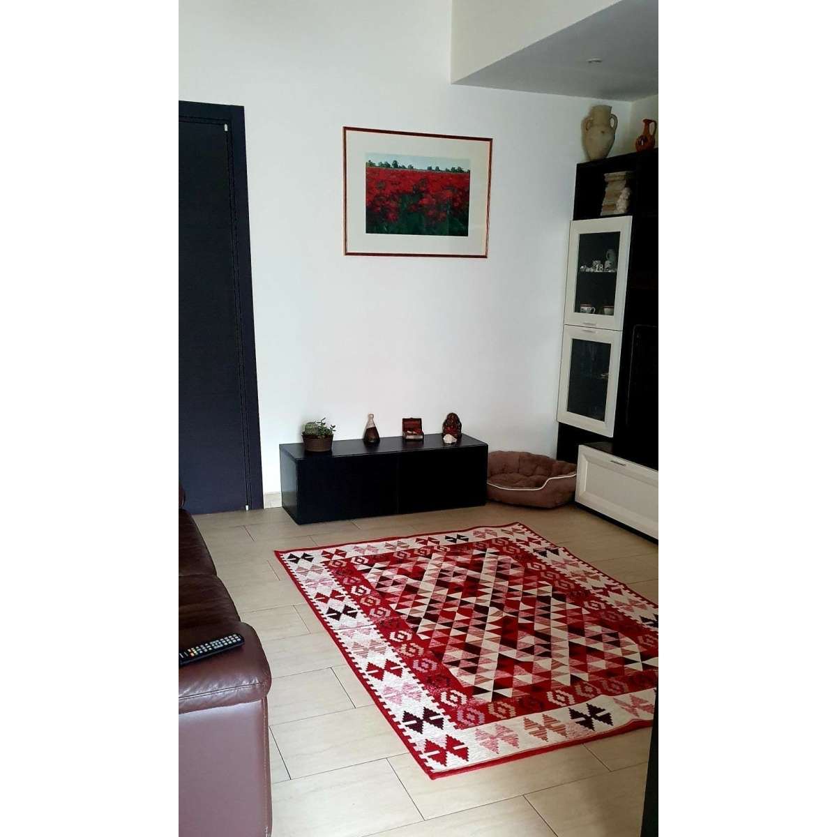 Immagine del prodotto Tappeto Kilim Rosso Antiscivolo e Lavabile in Lavatrice | Pietro Zanetti Home