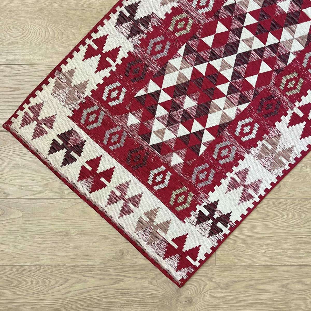 Immagine del prodotto Tappeto Kilim Rosso Antiscivolo e Lavabile in Lavatrice | Pietro Zanetti Home