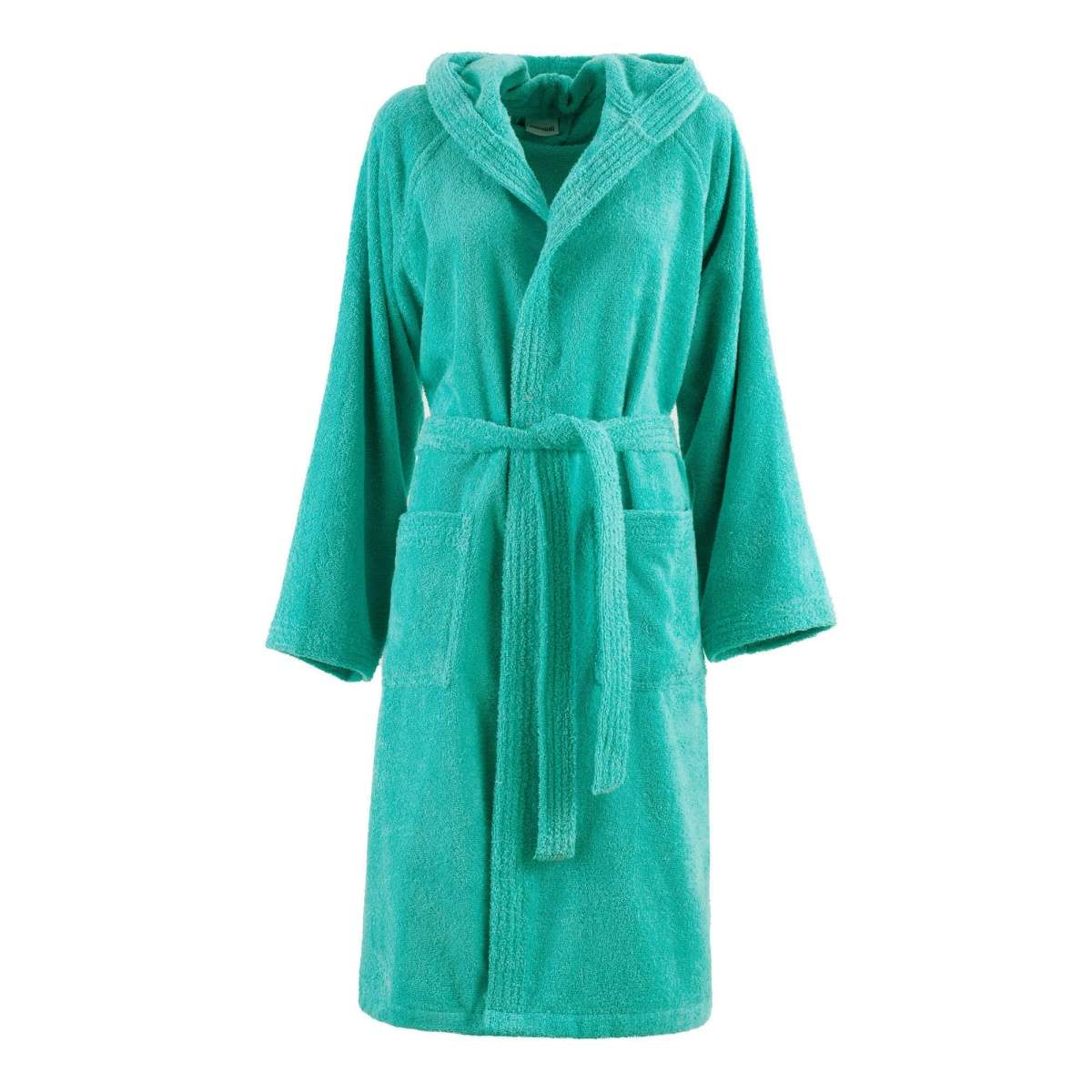Immagine del prodotto Accappatoio Pop Color Unisex Verde Acqua 100% Cotone in Tinta Unita (XS-XL | Bassetti