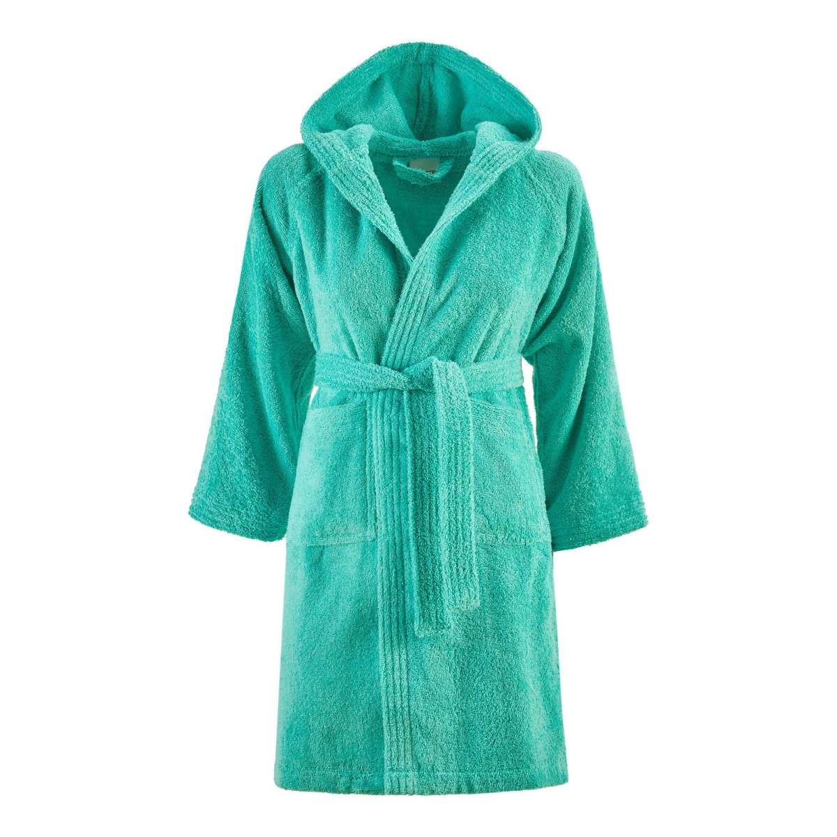 Immagine del prodotto Accappatoio Bambino Pop Color Verde Acqua 100% Cotone (5-12 anni) | Bassetti