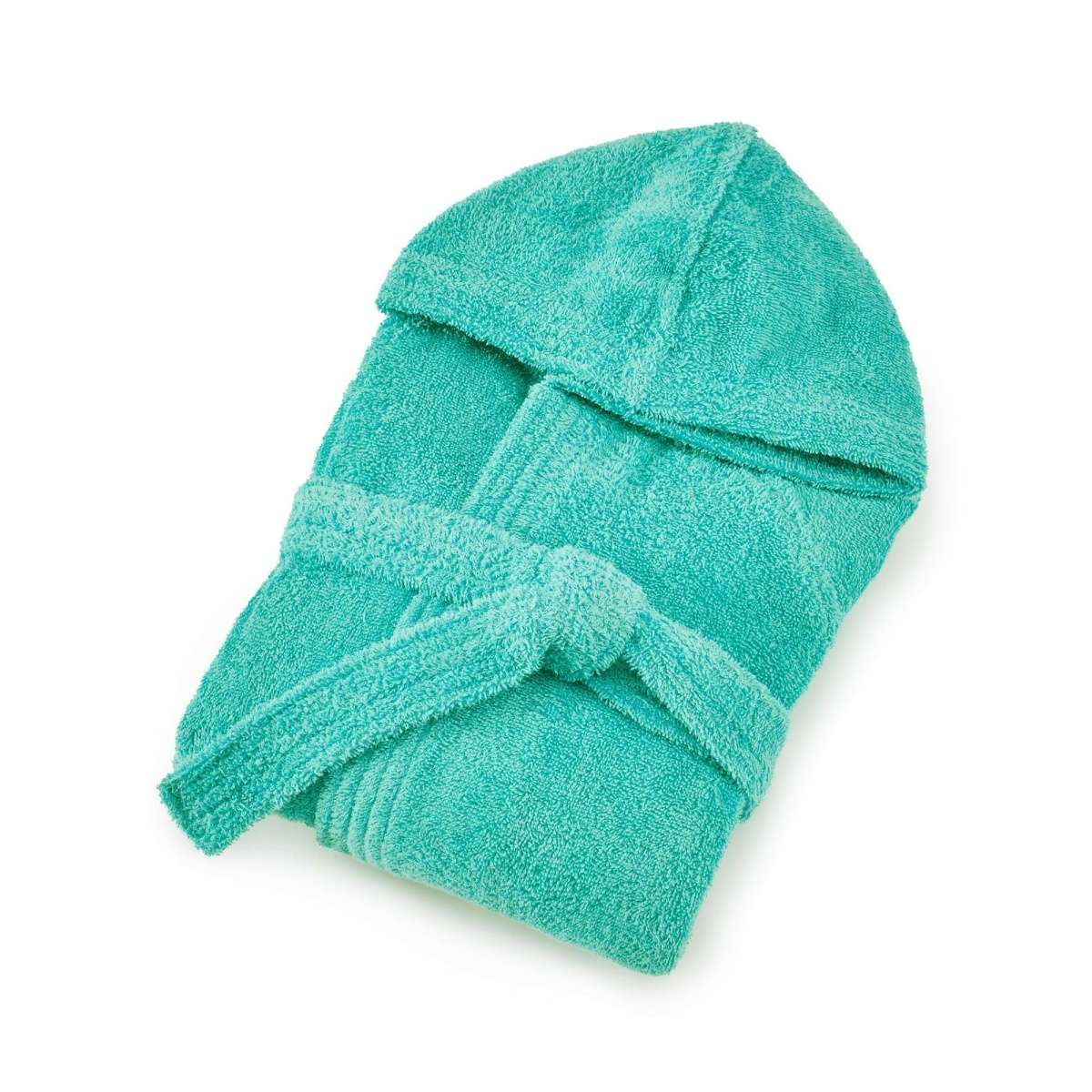 Immagine del prodotto Accappatoio Bambino Pop Color Verde Acqua 100% Cotone (5-12 anni) | Bassetti