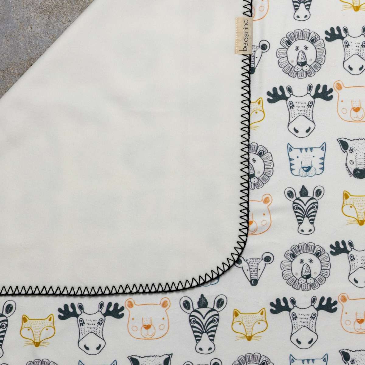 Immagine del prodotto Copertina baby in Micropile con Animali dello Zoo 70x100 cm | Pietro Zanetti Home