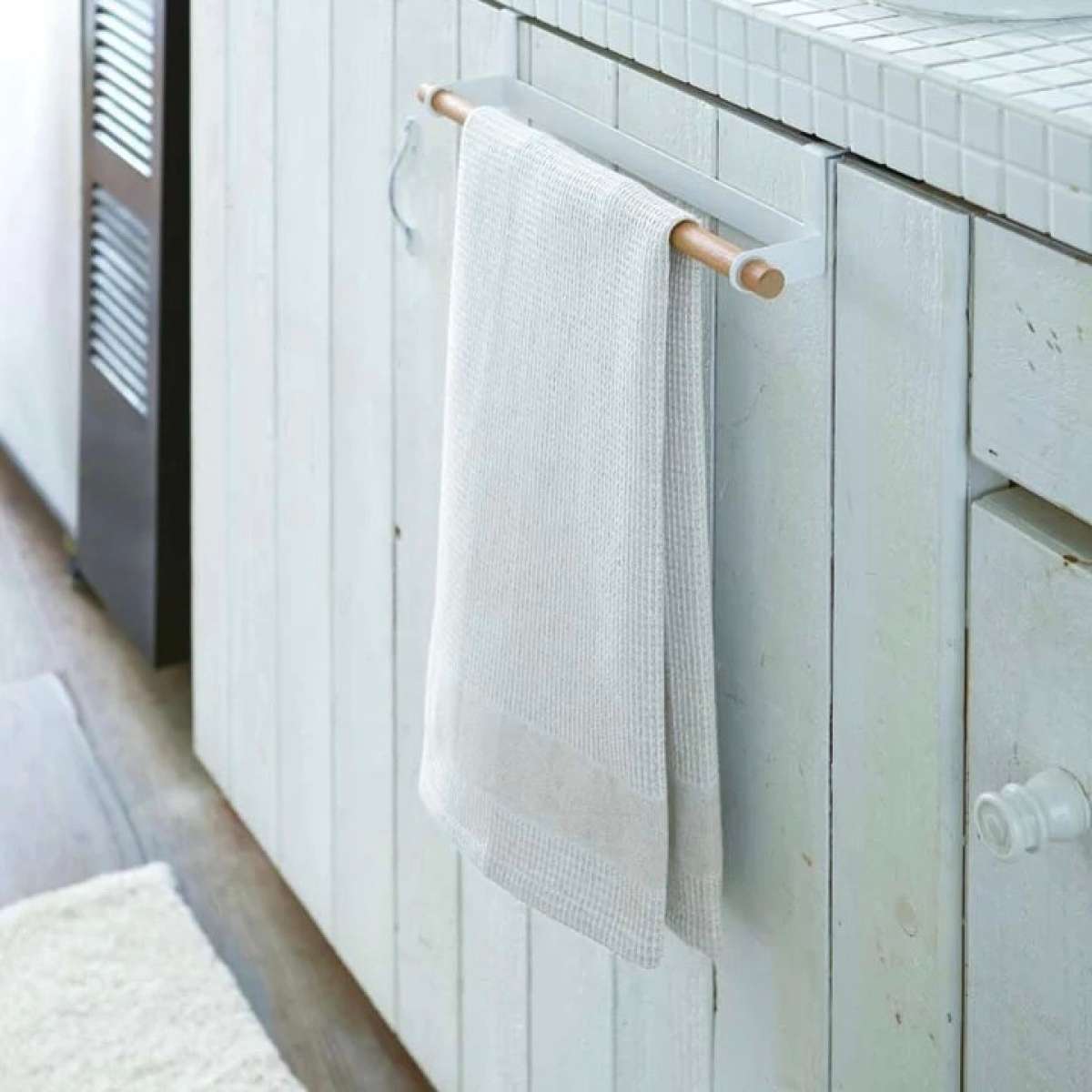 Immagine del prodotto Porta Strofinacci da Cucina Tosca in Metallo Bianco | Yamazaki