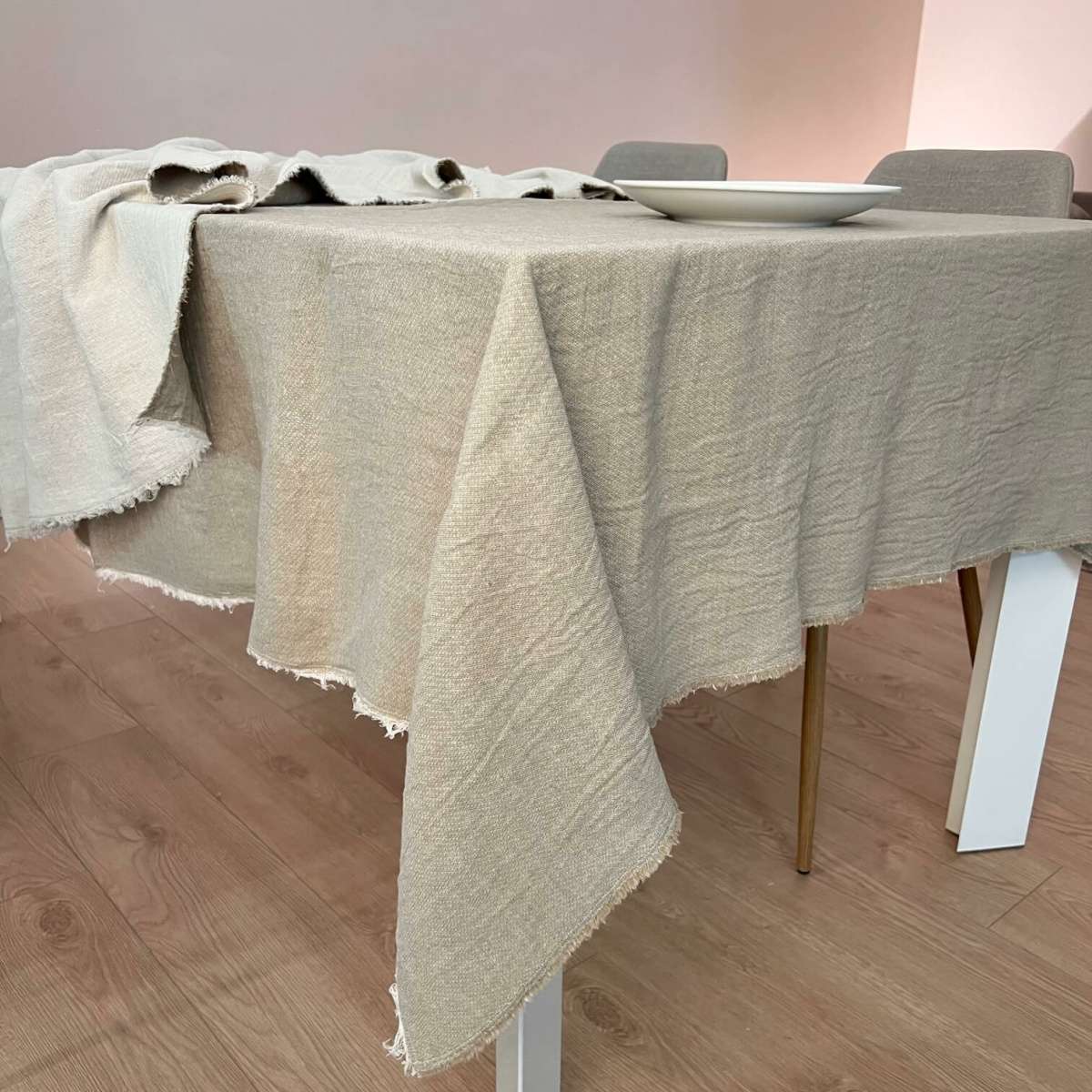 Immagine del prodotto Tovaglia Rettangolare Bicolor Arisa 150x180 cm in Cotone No Stiro (9 colori) | Govina Biancheria per la Casa