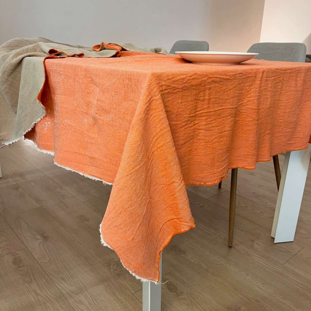 Immagine del prodotto Tovaglia Rettangolare Bicolor Arisa 150x220 cm in Cotone No Stiro (9 colori | Govina Biancheria per la Casa