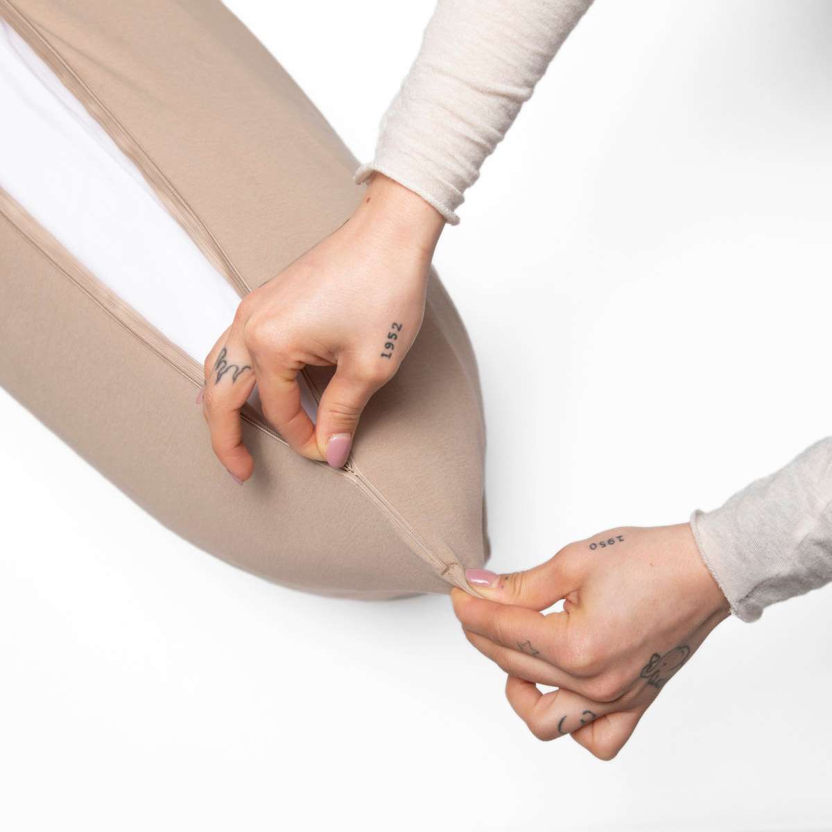 Immagine del prodotto Federa per Cuscino con Cerniera in Cotone Jersey Deluxe Elasticizzato (1 fe | Pietro Zanetti Home