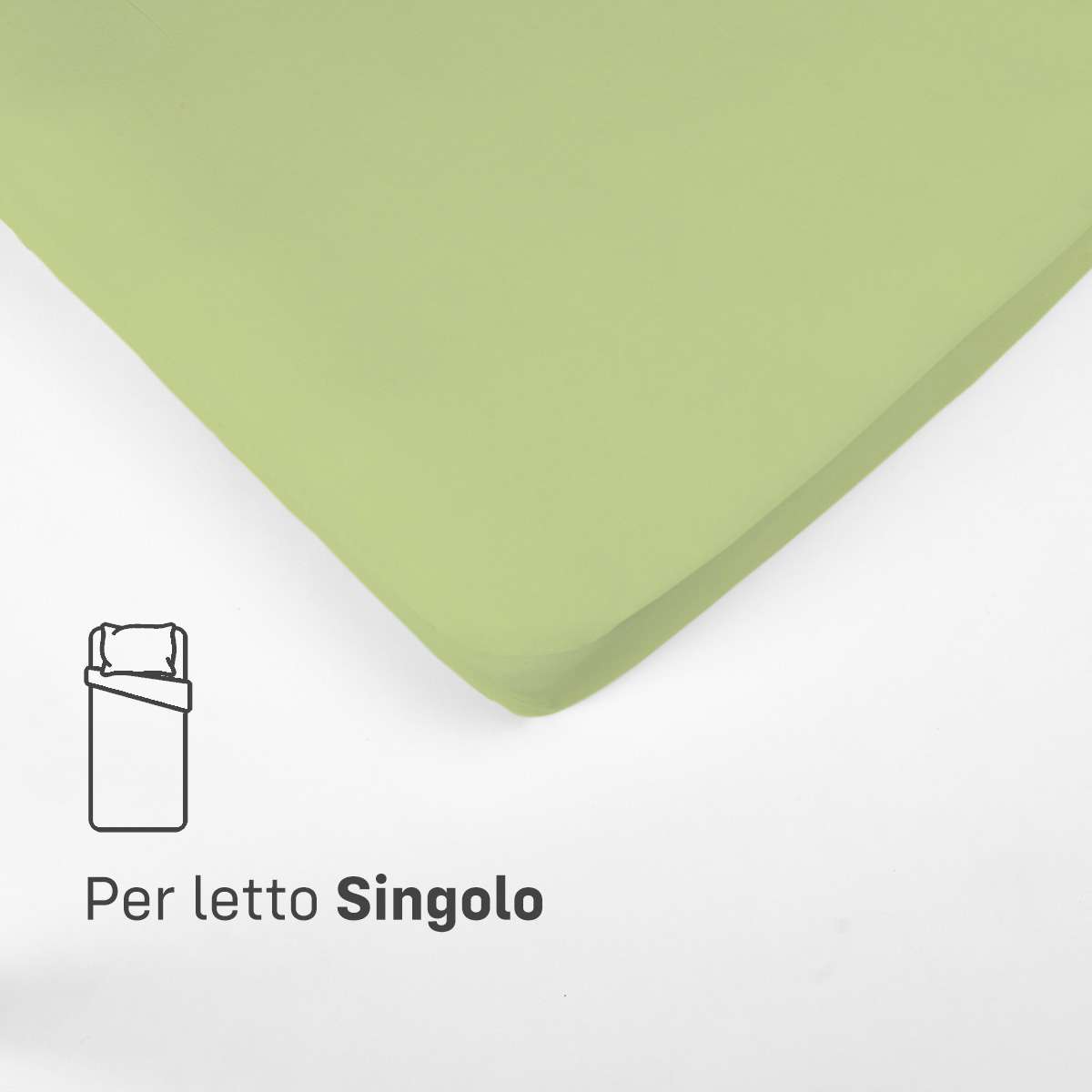 Immagine del prodotto Sotto con Angoli SINGOLO in Cotone Jersey Elasticizzato | Pietro Zanetti Home