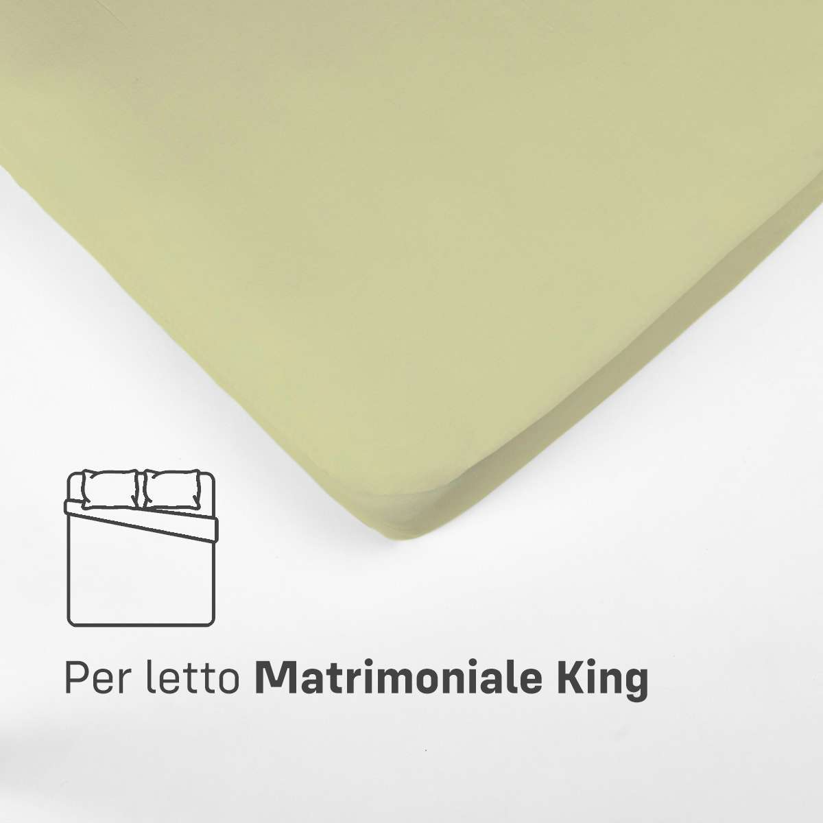 Immagine del prodotto Sotto con Angoli MATRIMONIALE KING in Cotone Jersey Elasticizzato | Pietro Zanetti Home