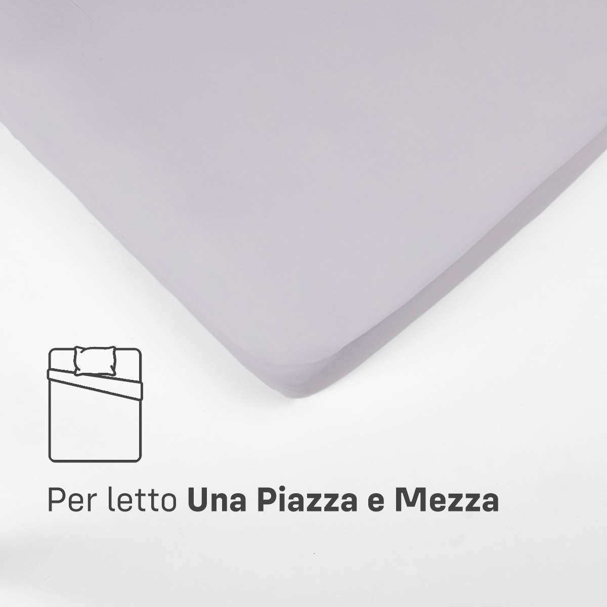 Immagine del prodotto Sotto con Angoli UNA PIAZZA E MEZZA in Cotone Jersey Elasticizzato | Pietro Zanetti Home