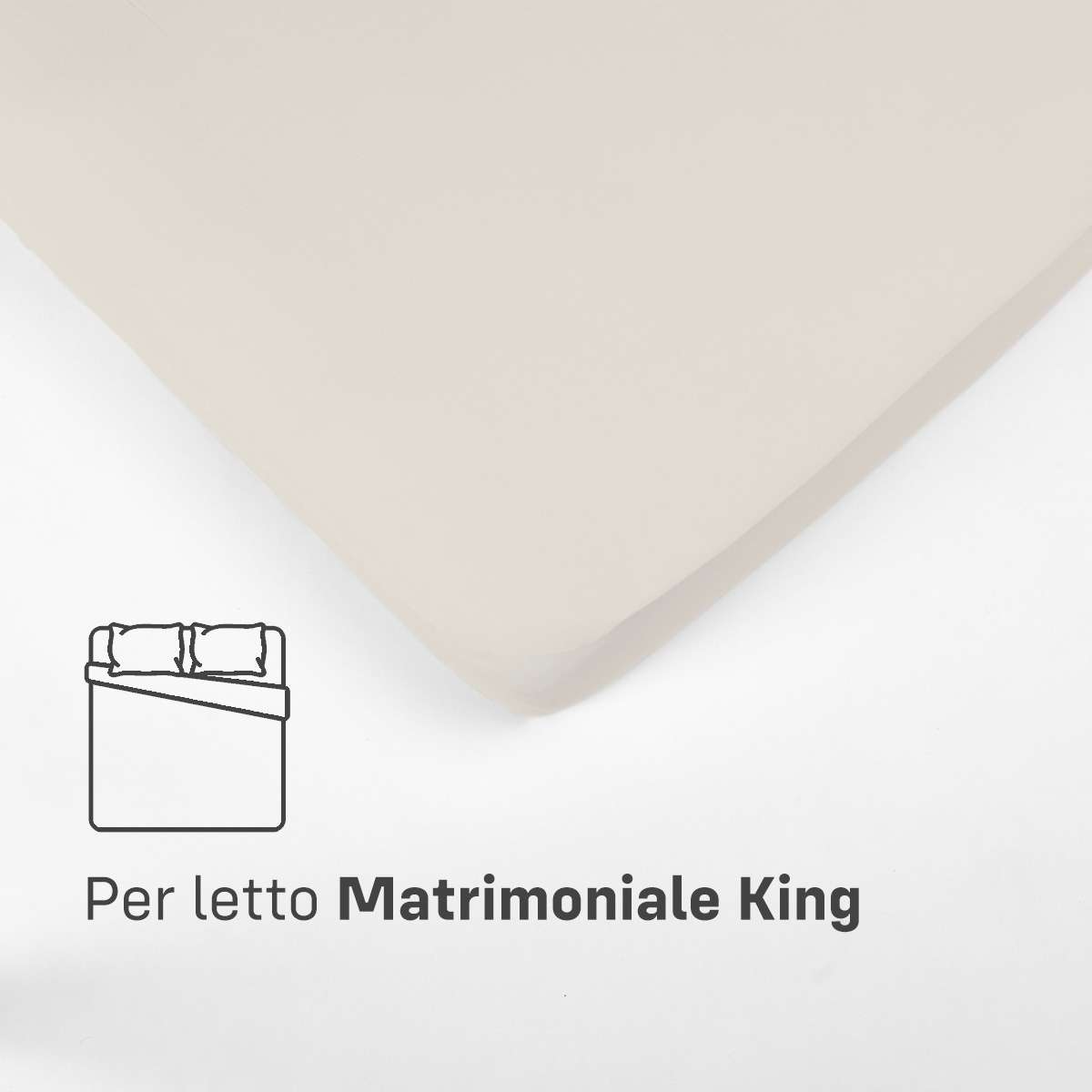 Immagine del prodotto Sotto con Angoli MATRIMONIALE KING in Cotone Jersey Elasticizzato | Pietro Zanetti Home