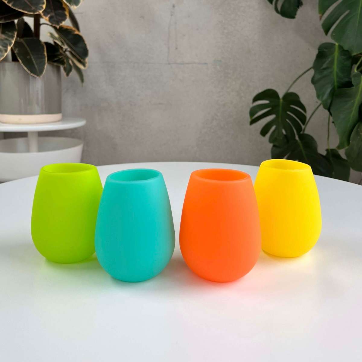 Immagine del prodotto Family Pack 4 Bicchieri Fegg Multicolor in Silicone | Pietro Zanetti Home