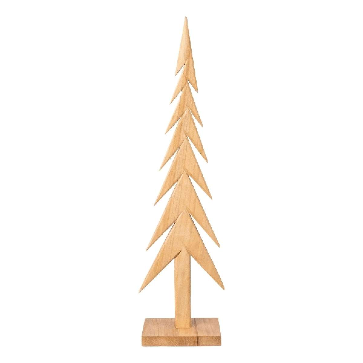 Immagine del prodotto Decorazione Albero Natalizio in legno di Paulownia in Piedi 9x7x30 cm Naturale | Gasper since 1965