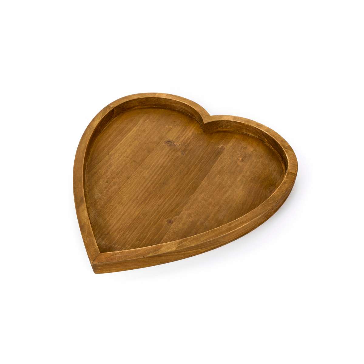 Immagine del prodotto Vassoio in legno scuro a forma di Cuore (3 misure) | Nuvole di Stoffa