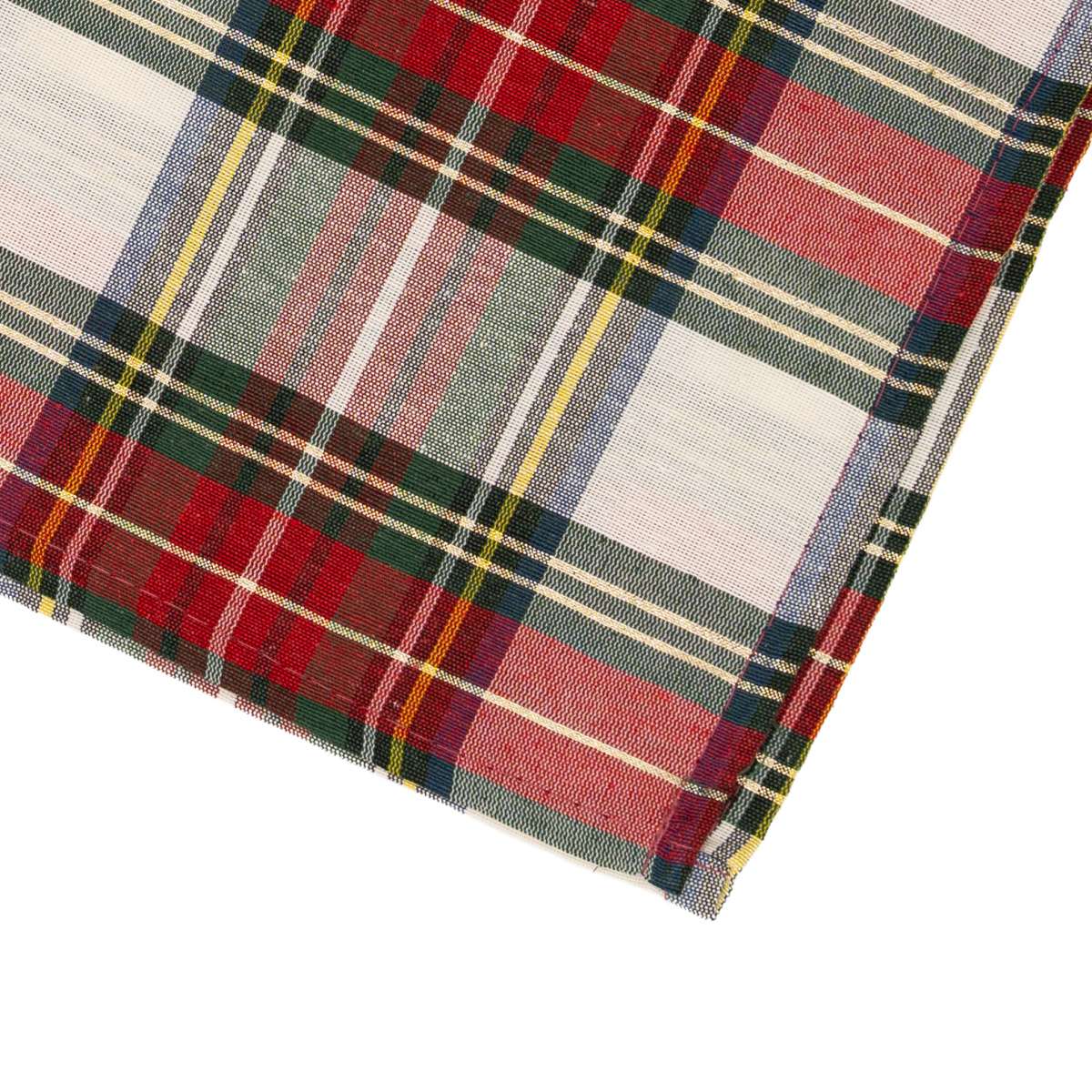 Immagine del prodotto Runner Tavolo in Cotone Tartan Scozzese con Lurex Oro 45x140 cm (2 colori) | Pietro Zanetti Home