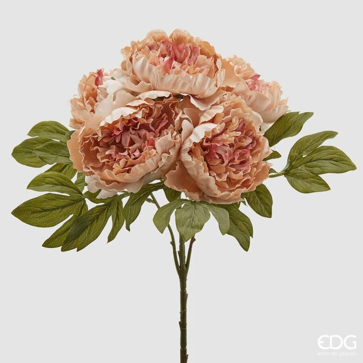 Immagine del prodotto Cespuglio x5 Peonia Epoque Artificiale h 50 cm - 3 Colori | EDG Enzo De Gasperi