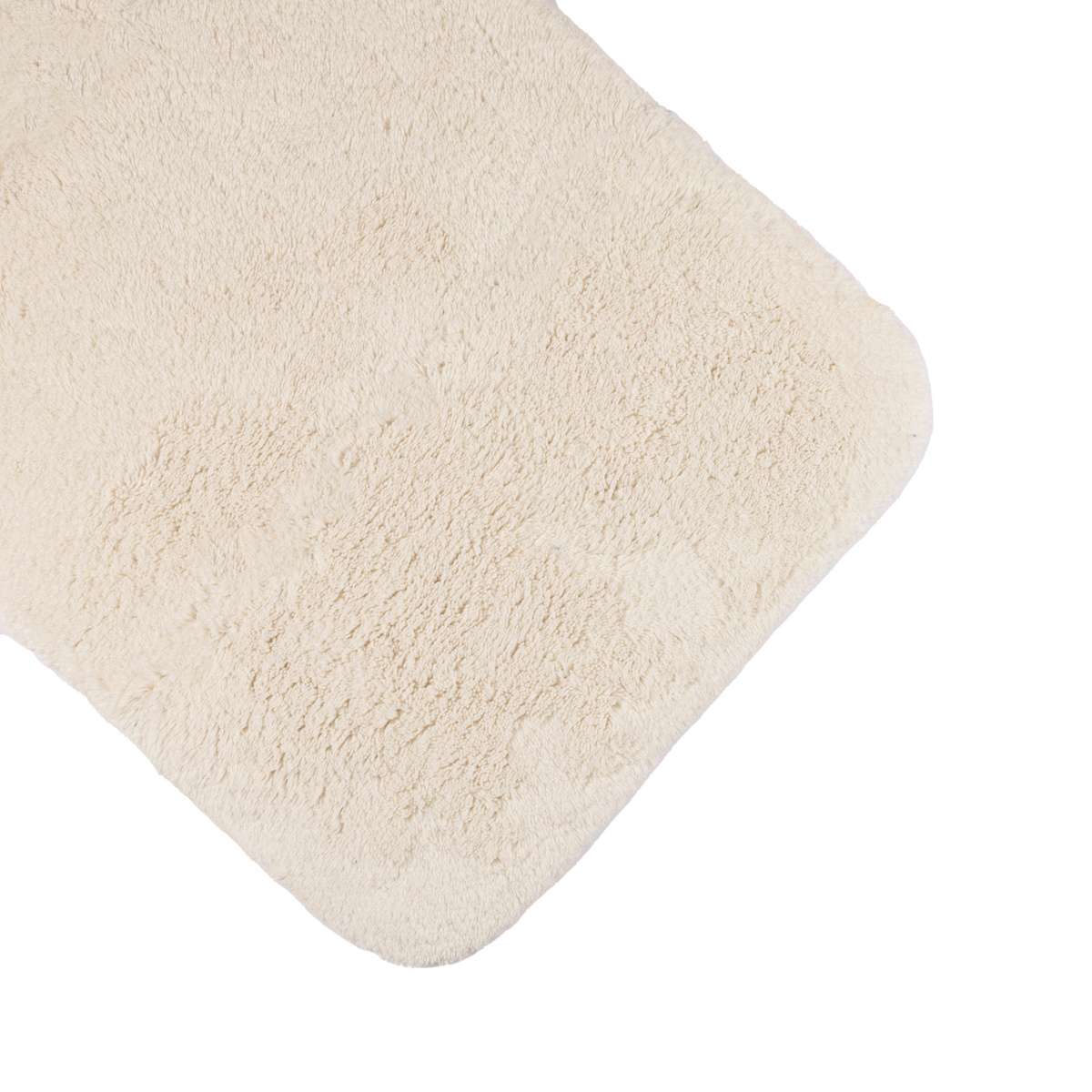 Immagine del prodotto Tappeto Bagno Soffio Avorio 100% Cotone con Antiscivolo - 3 Misure | Cavalieri Spa