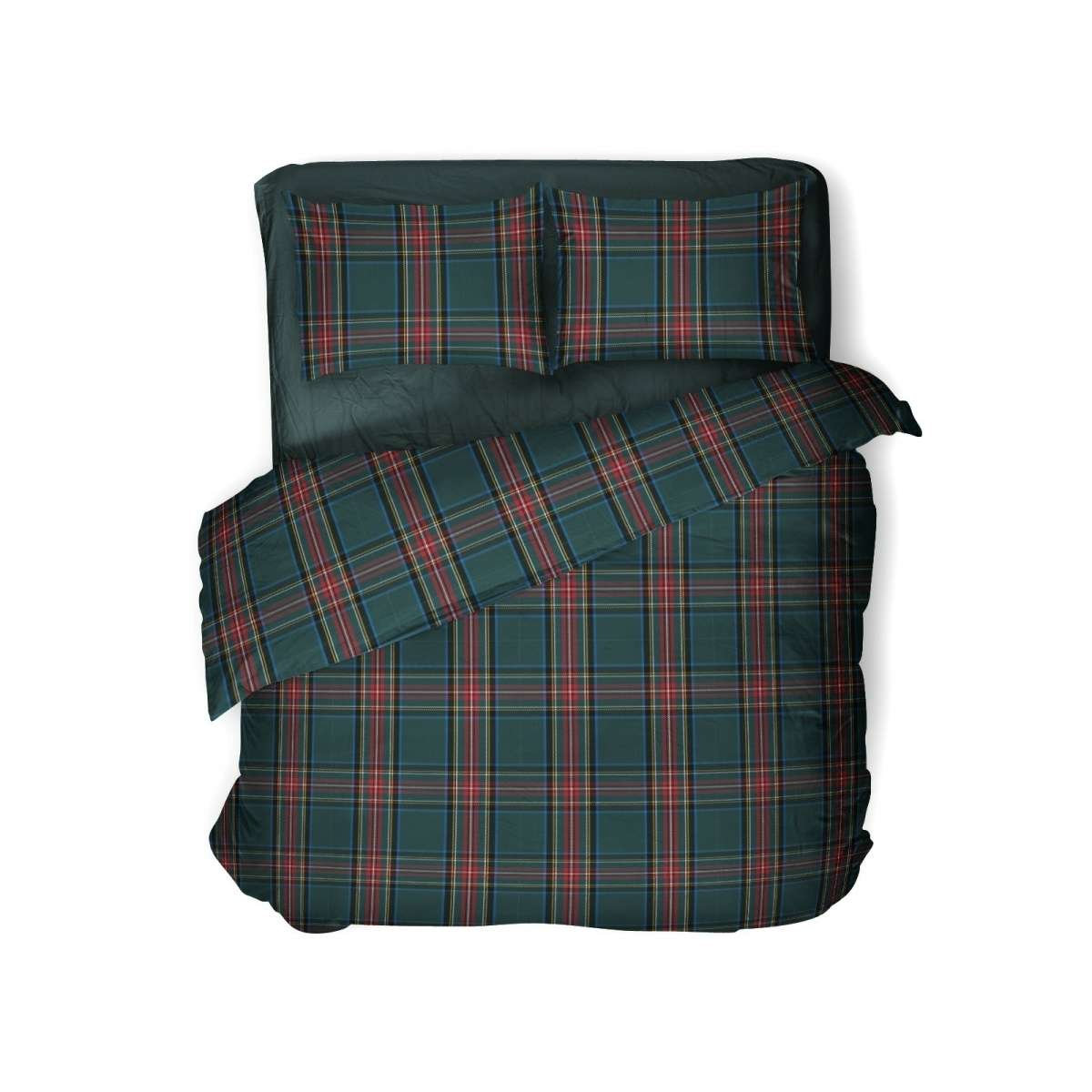 Immagine del prodotto Copripiumino Piazza e Mezza Tartan in 100% Cotone Daunex (4 Colori) | Daunex