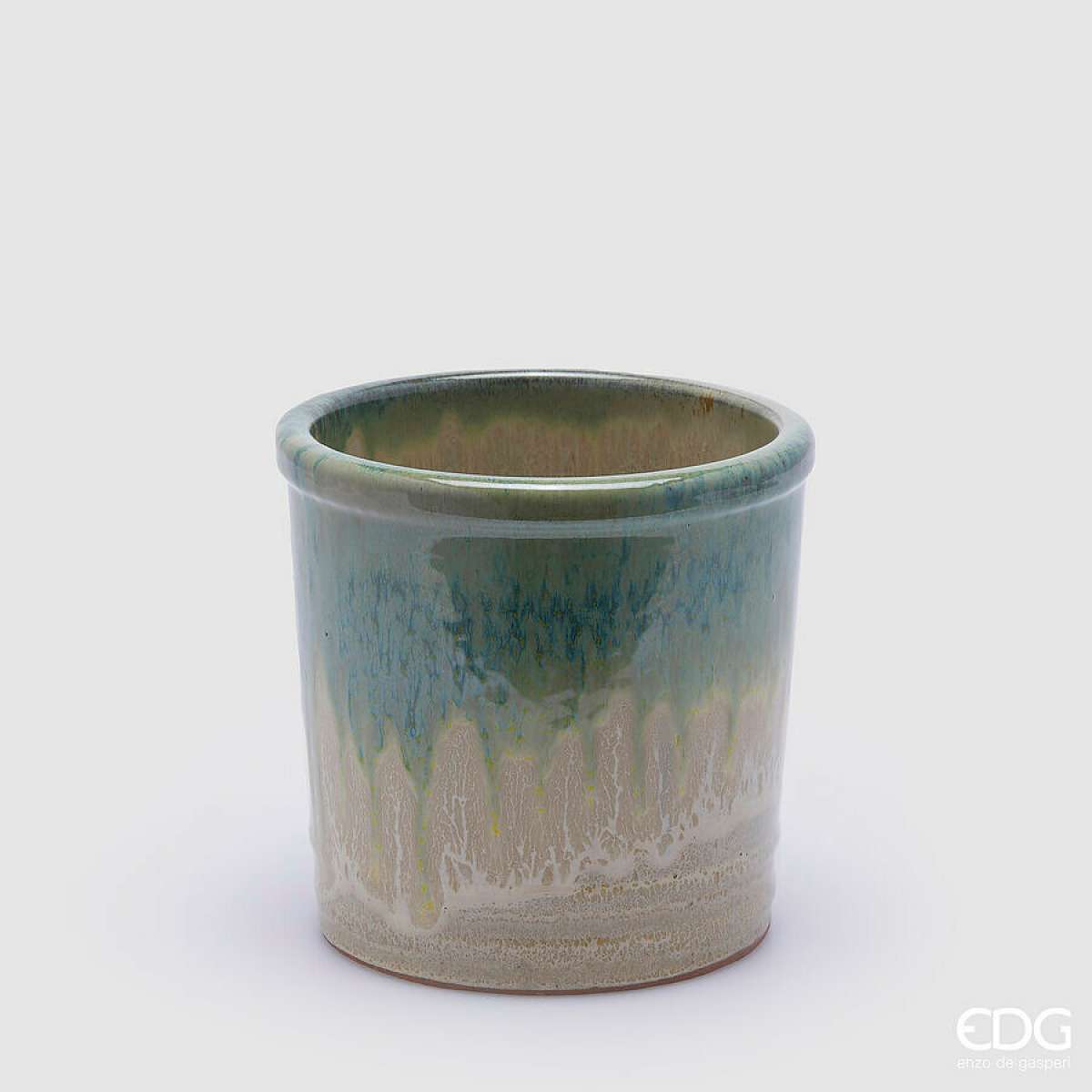 Immagine del prodotto Vaso Glaze Cilindro Colorato in Ceramica h 18 cm  - 5 Colori | EDG Enzo De Gasperi