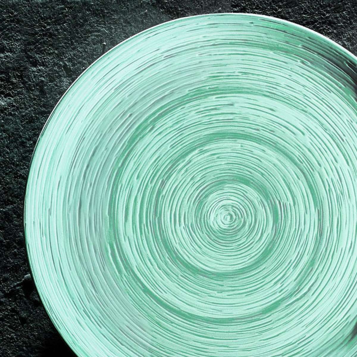 Immagine del prodotto Piatto Piano in Ceramica Dipinto a Mano  28 cm - 12 Colori | Memento