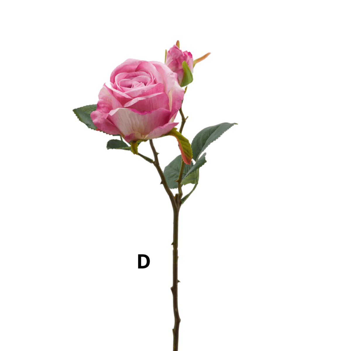 Immagine del prodotto Rosa con Bocciolo Artificiale h 50 cm - 6 Colori | EDG Enzo De Gasperi