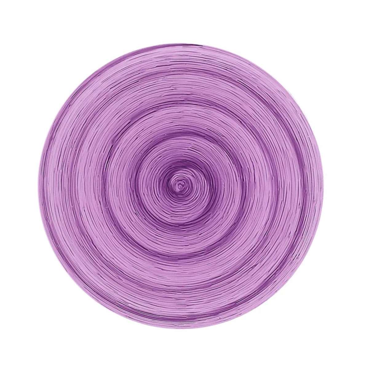 Immagine del prodotto Piatto Piano in Ceramica Dipinto a Mano  28 cm - 12 Colori | Memento