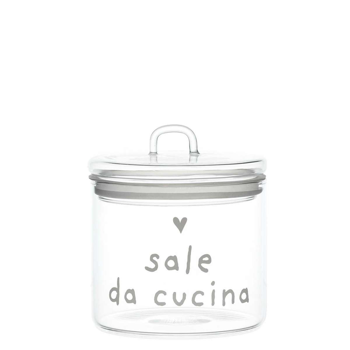 Immagine del prodotto Barattolo in vetro borosilicato Sale da Cucina ø12 cm | Simple Day