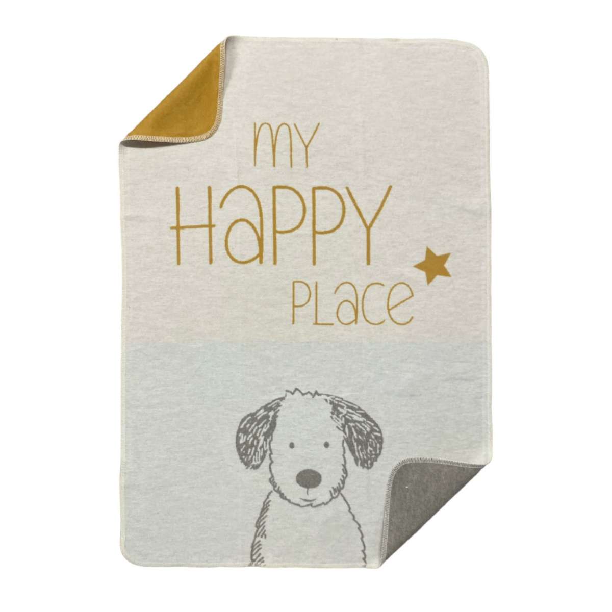 Immagine del prodotto Coperta per Cani Home My Happy Place in Cotone 70x90 cm - 2 Colori | David Fussenegger